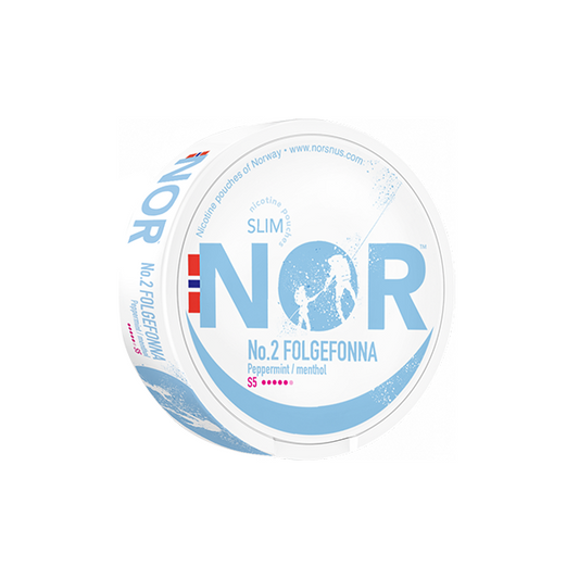 NOR Slim Folgefonna 16mg Low Strength Nicotine Pouches